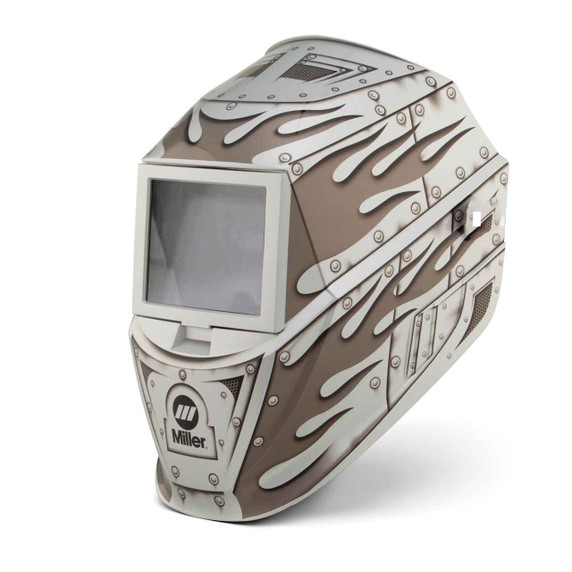 Miller 260087 Helmet Shell Only, Classic, Metalworks