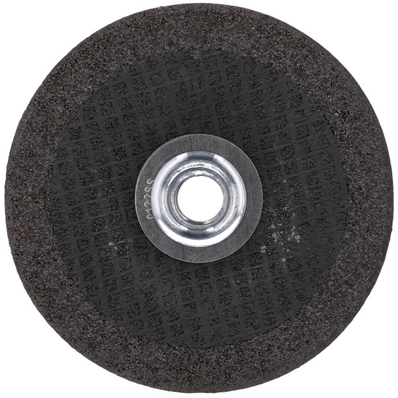 Norton 66252843231 7x1/4x5/8 - 11 In. BlueFire ZA/SC Foundry Grinding Wheels, Type 27, 24 Grit, 10 pack