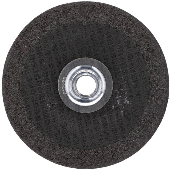 Norton 66252843232 7x1/8x5/8 - 11 In. BlueFire ZA/SC Foundry Cutting and Light Grinding Wheels, Type 27, 24 Grit, 10 pack