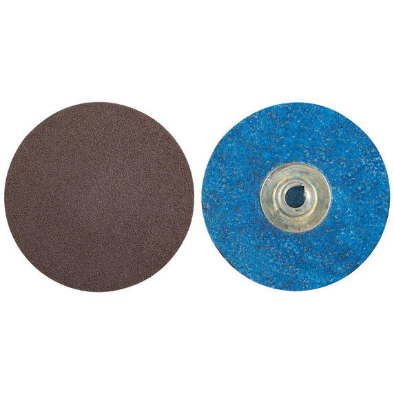 Norton 66261138155 2 In. Gemini R228 AO Coarse Grit TS (Type II) Quick-Change Cloth Discs, 60 Grit, 100 pack