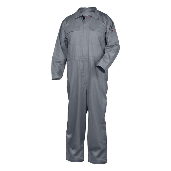 Black Stallion CF2215-GY Deluxe FR Cotton Coverall, Arc Rated, Gray, X-Large