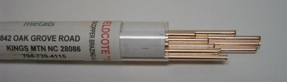 Weldcote Metals "15" 1/8" X 20" 1 lb. Tube Phos-Copper Silver 15