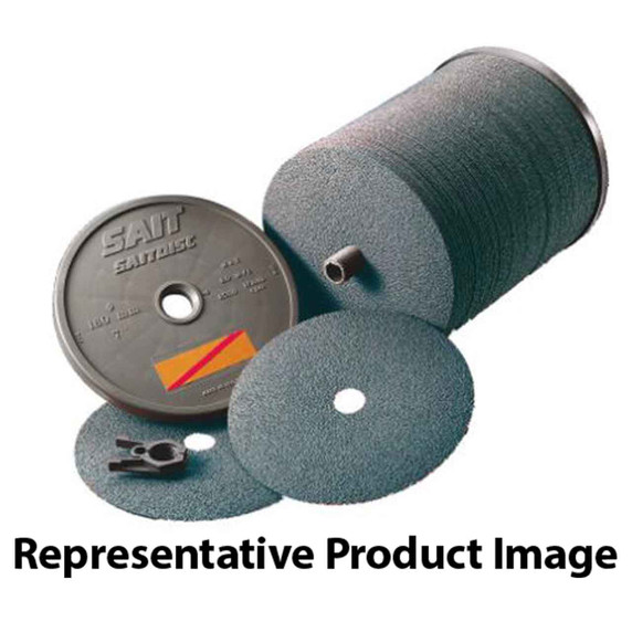 United Abrasives SAIT 69360 5x7/8 Bulk AZ-X Economical Zirconium Fiber Discs 60 Grit, 100 pack