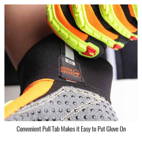 Black Stallion GX2126-OB Toolhandz MAX High Cut-Resistant Mechanics Glove, Small