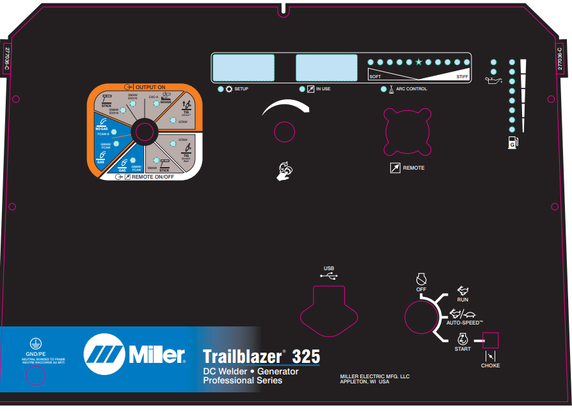 Miller 277036 Label, Nameplate Trailblazer 325