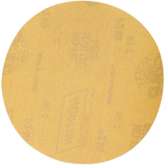 Norton 66261149905 5 In. A290 No-Fil Aluminum Oxide Paper Hook & Loop Discs, Medium, P120 Grit, 100 pack