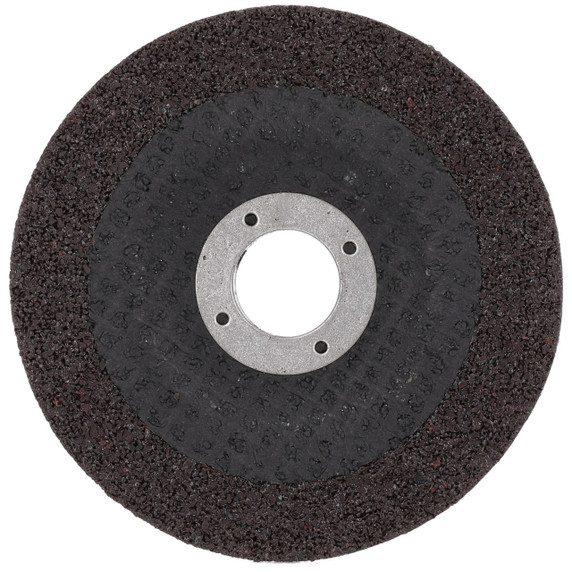 Norton 7660775936 7x1/4x7/8 In. Metal AO Grinding Wheels, Type 27, 24 Grit, 5 pack