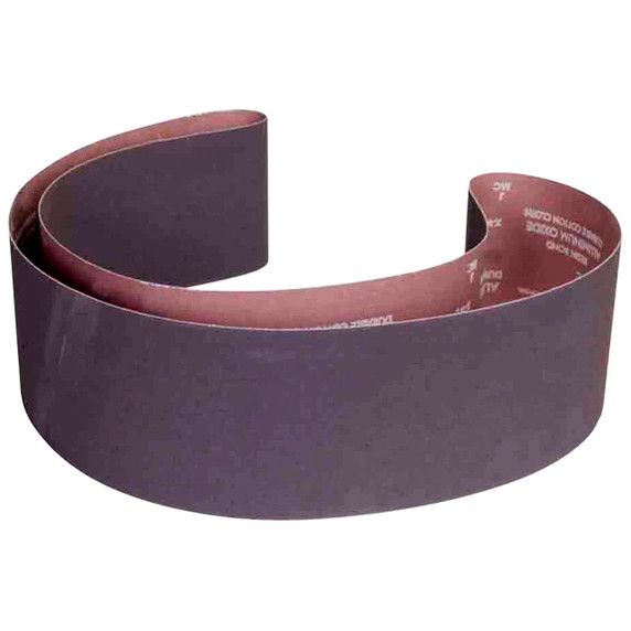 Norton 07660760064 6x89” Gemini R215 Aluminum Oxide Cloth Narrow Backstand Belts, 120 Grit, Medium, 10 pack