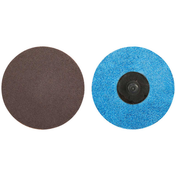 Norton 66261121036 3 In. Gemini R228 AO Medium Grit TR (Type III) Quick-Change Cloth Discs, 120 Grit, 50 pack