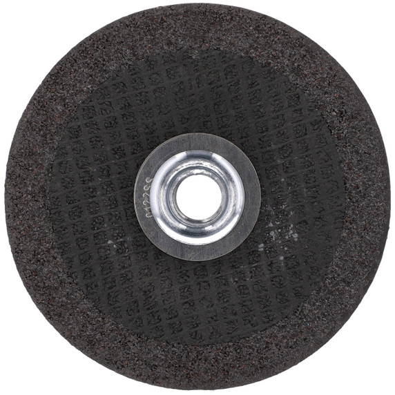 Norton 66252843261 9x1/4x5/8 - 11 In. BlueFire ZA/SC Foundry Grinding Wheels, Heavy Duty, Type 27, 24 Grit, 10 pack