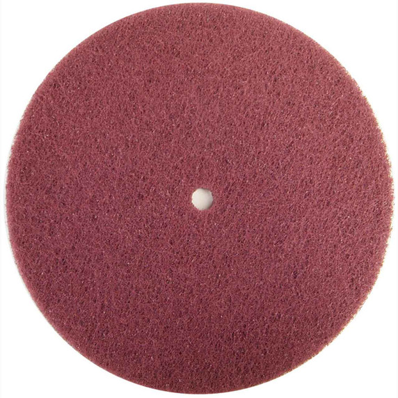 Norton 66261007628 6x1/4 In. Bear-Tex High Strength AO Very Fine Grit Non-Woven Arbor Hole Discs, 70 pack