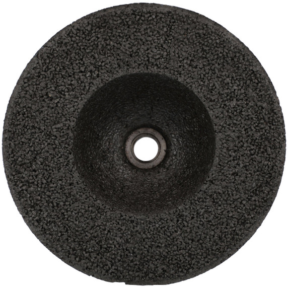 Norton 66253146929 6x2x5/8 In. BlueFire ZA Non-Reinforced Portable Snagging Wheels, Steel Back, Type 11, 16 Grit, 5 pack