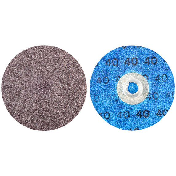 Norton 66261138200 3 In. Gemini R228 AO Extra Coarse Grit TS (Type II) Quick-Change Cloth Discs, 40 Grit, 50 pack