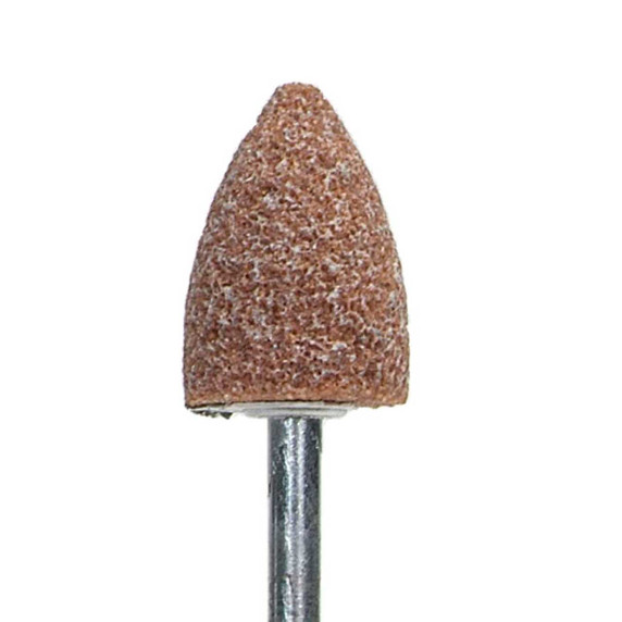 Norton 61463624412 1/2x3/4x1/8 In. Gemini 38A AO Vitrified Bond Mounted Points, Type B42, 60 Grit, 5 pack