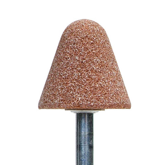 Norton 61463624380 1-1/4x1-1/4x1/4 In. Gemini 38A AO Vitrified Bond Mounted Points, Type A4, 60 Grit, 5 pack