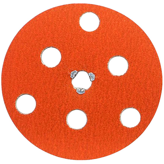 Norton 66254468384 7” Blaze AVOS F980 Ceramic Alumina Speed-Lok Fastener See-Thru Fiber Discs, 60 Grit, Coarse, 10 pack