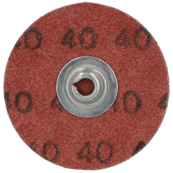 Norton 66623319000 2 In. Metal R766 AO Coarse Grit TS (Type II) Quick-Change Cloth Discs, P40 Grit, 100 pack