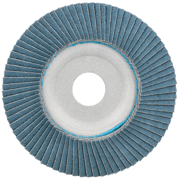 Norton 8834193425 4-1/2x7/8 in. BlueFire ZA Flap Discs, Type 29, P80 Grit, 10 pack