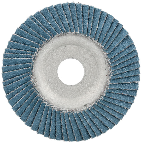 Norton 8834193421 4-1/2x7/8 in. BlueFire ZA Flap Discs, Type 29, P36 Grit, 10 pack
