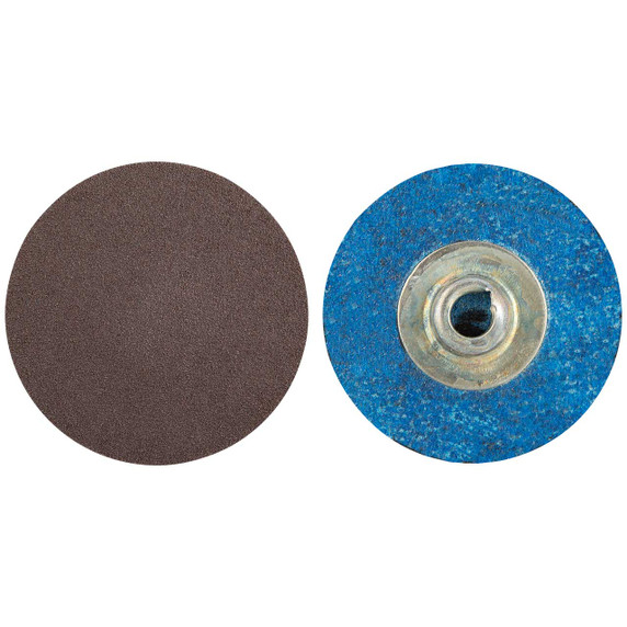 Norton 66261138105 1-1/2 In. Gemini R228 AO Medium Grit TS (Type II) Quick-Change Cloth Discs, 120 Grit, 100 pack