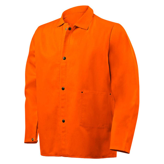 Steiner 1040-S 30" 9oz. Orange FR Cotton Jacket, Small