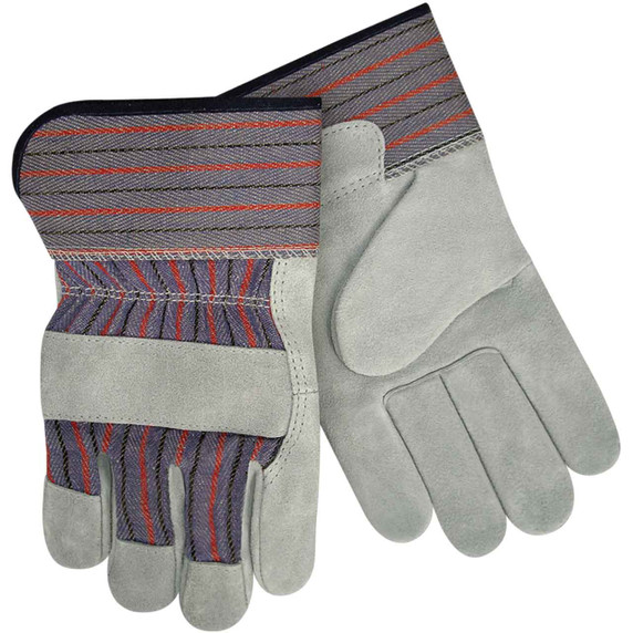 Steiner SPC02 Standard Split Cowhide Leather Palm Work Gloves Short Cuff Large, 12 pack