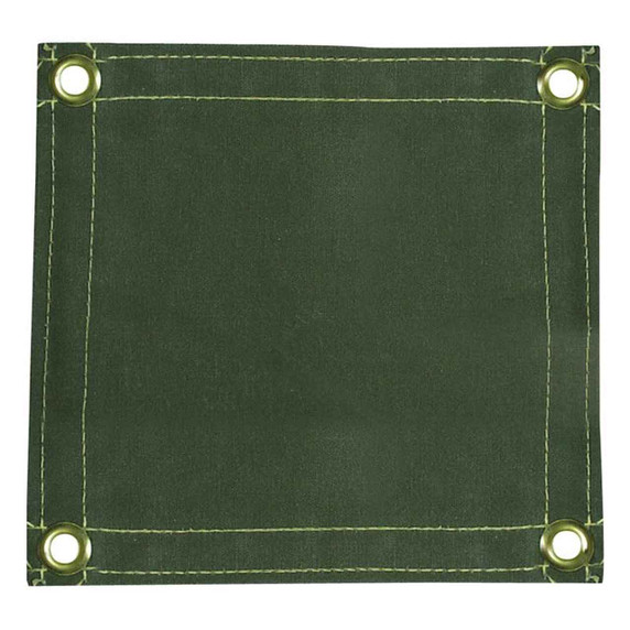 Tillman 583R510 5x10 ft Olive Drab Duck Replacement Welding Curtain with Grommets