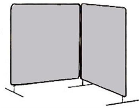 Tillman 6052066 6x6 ft UV Blocking Clear Vinyl FR Welding Screen with Frame