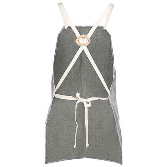 Tillman 8430 24"X30" 19 oz. Aluminized Carbon/Kevlar Bib Apron