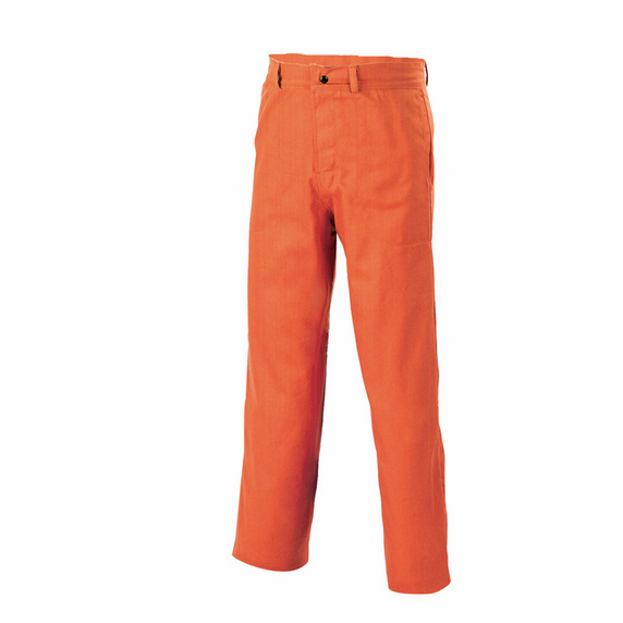 Black Stallion FO9-32P FR Cotton Work Pants, Orange, 32" Inseam, 34W