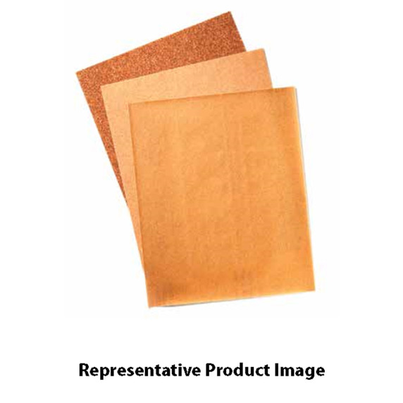 United Abrasives SAIT 84101 Blue Line 9x11 Natural Garnet Grain Paper Hand Sanding Sheets 50D Grit, 50 pack
