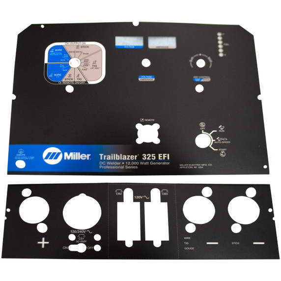 Miller 249855 Label, Nameplate Trailblazer 325 Efi