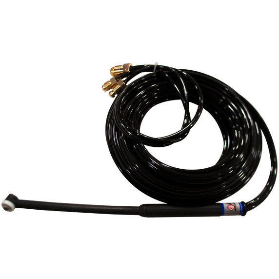CK180 Water Cooled TIG Torch Kit, Extra Long Neck, 180A, 25', 3-Pc, TriFlex, CKXL1825