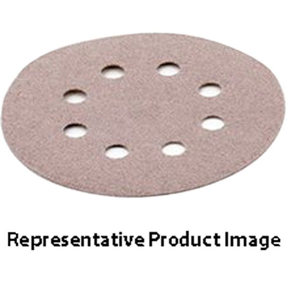 United Abrasives SAIT 37539 5" 4S Premium Hook and Loop Paper Discs with 8 Vacuum Holes 180C Grit, 50 pack