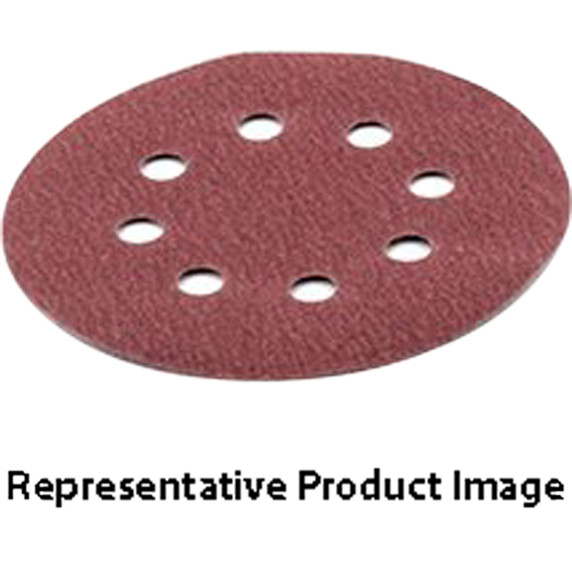 United Abrasives SAIT 36564 5" 3S Hook and Loop Paper Discs with 8 Vacuum Holes 180C Grit, 50 pack