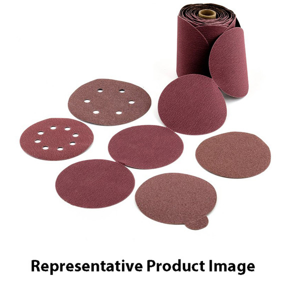 United Abrasives SAIT 36550 5" 3S Hook and Loop Paper Discs with 5 Vacuum Holes 80C Grit, 50 pack