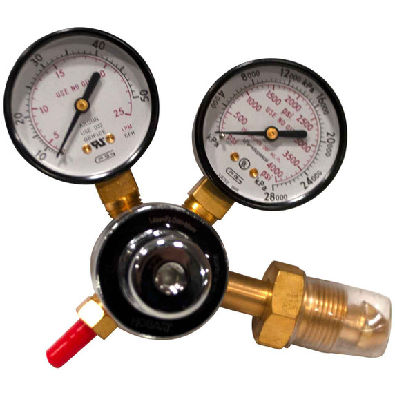 Miller 237652 Regulator/Flowgauge, 0-50 Cfh Argon/Co2 Bulk