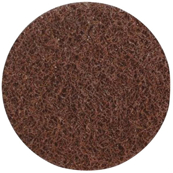 United Abrasives SAIT 77142 8" Hook and Loop Non-Woven Surface Conditioning Discs Heavy Duty Coarse Grit BROWN, 10 pack