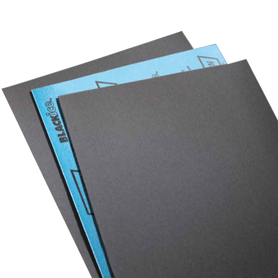 Norton 66261139383 9x11" Black Ice T214 Aluminum Oxide Waterproof Paper Sanding Sheets, 600 Grit, 50 pack