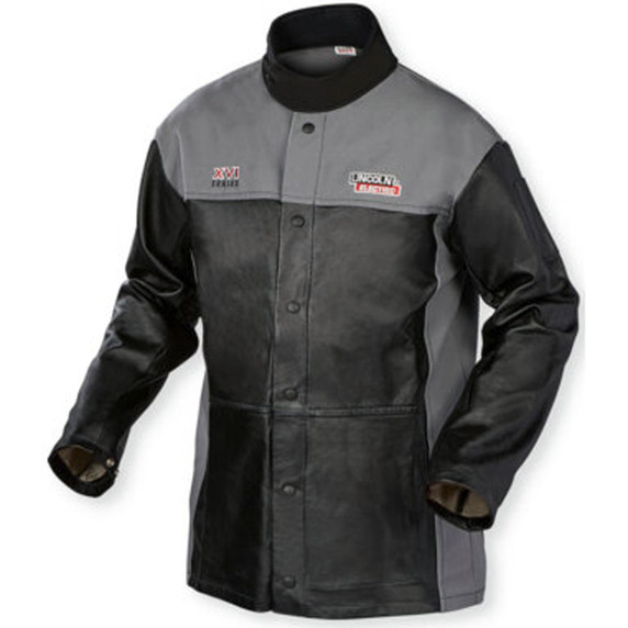 Lincoln Electric K4932 XVI Series Leather Welding Jacket, 5X-Large