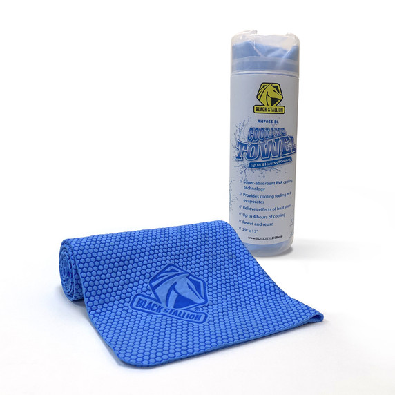 Black Stallion AH7055-BL PVA Cooling Towel, Pack of 6