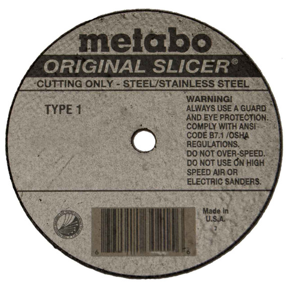 Metabo 655338000 6" x 0.04 x 5/8 Original Slicer A60TZ, 50 pack