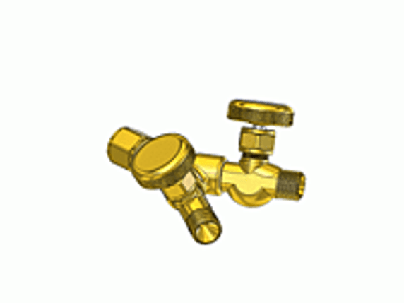 Superior Products YV-51 Valved "Y" Connector with Shut-Off Valve, Fuel Gas