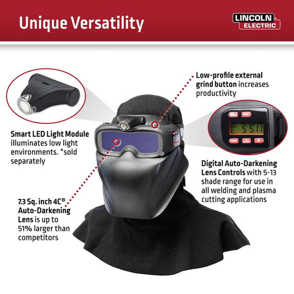 Lincoln Electric K4643-1 ArcSpecs Auto-Darkening Goggles/Mask