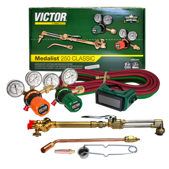 Victor 0384-2584 Medalist 250LP 540/510LP Propane Cutting Torch Outfit