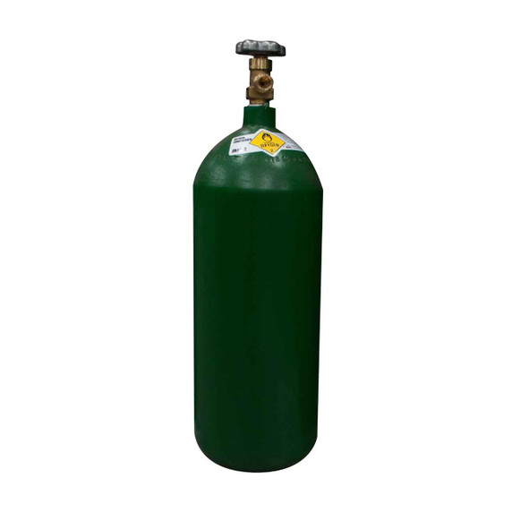 40 cu/ft Oxygen Welding Gas Cylinder Tank CGA 540 - FULL
