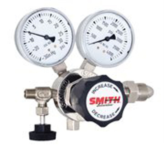 Miller Smith 212-03-09 Silverline High Purity Analytical Single Stage Regulator, 100 PSI