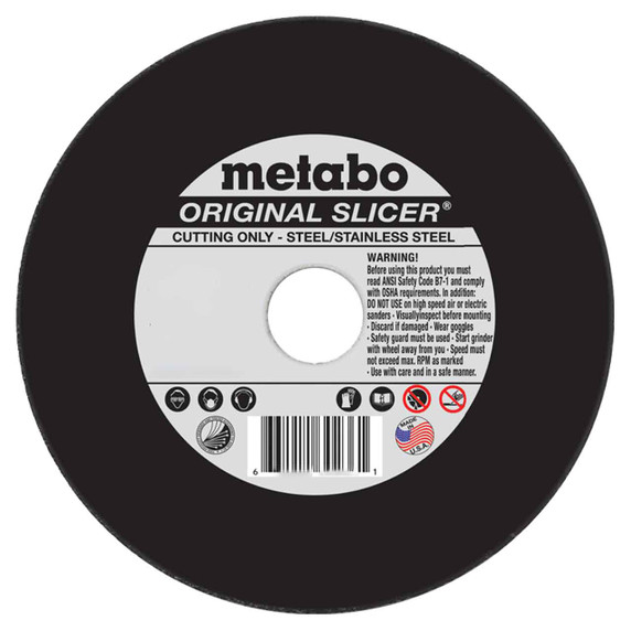 Metabo 655353000 5" x 0.045 x 7/8 Original Slicer A60TZ, 50 pack