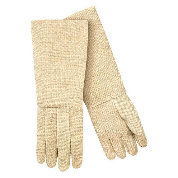 Steiner 07123 Z-Flex Plus Vermiculite Coated Fiberglass Thermal Protective Gloves Wool Insulated Lining 23" OSFM