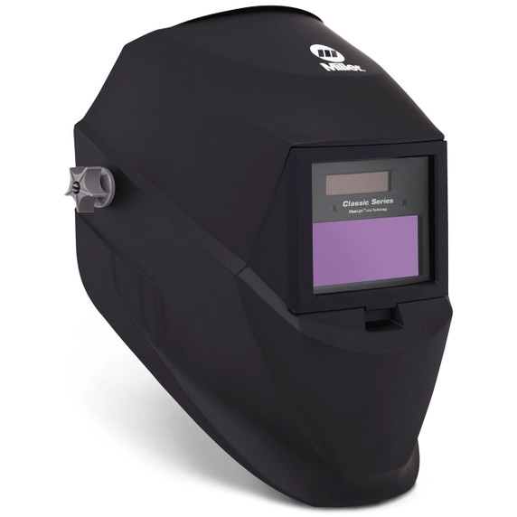 Miller 287803 Classic Series Auto Darkening Welding Helmet with ClearLight Lens, Black